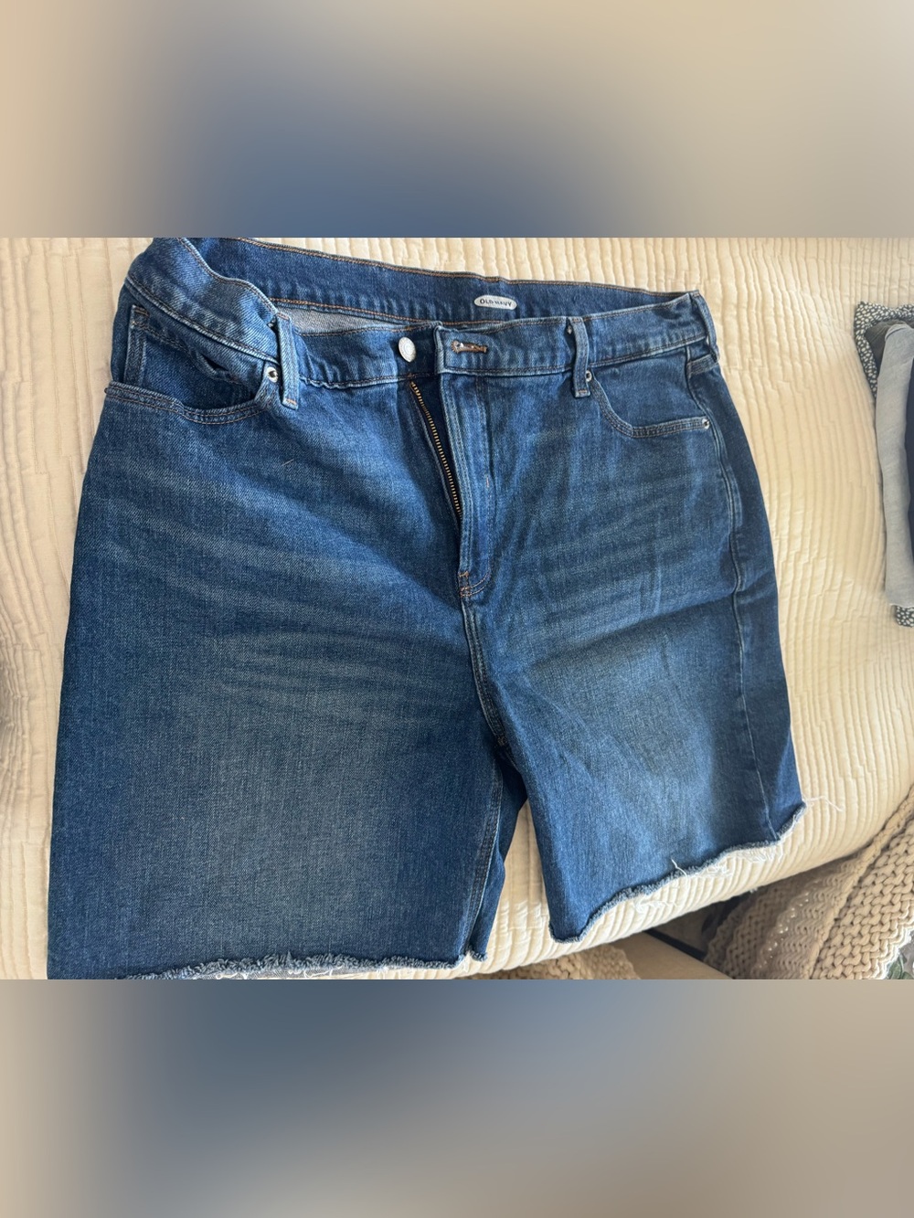 Old Navy Men's Blue Denim Cutoff Shorts